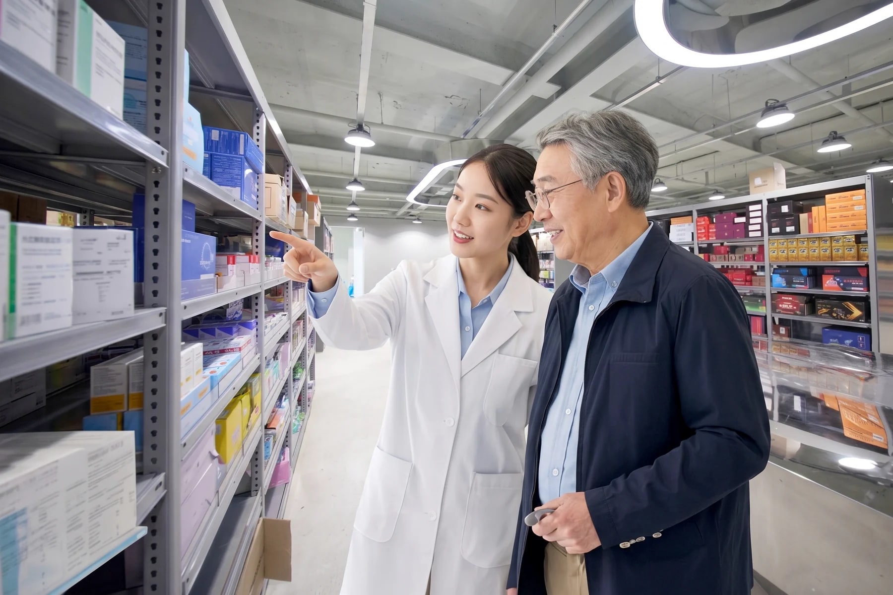 상담약사 상담 장면